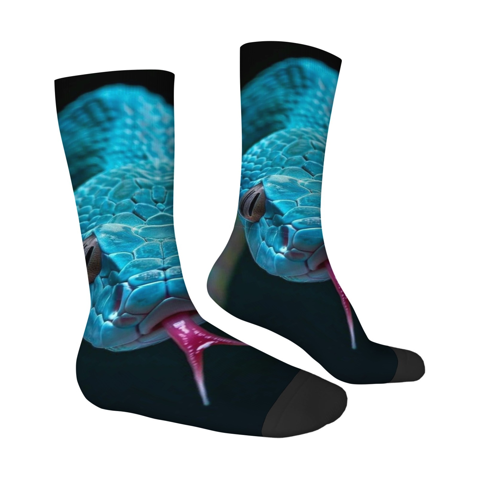 Kaus Kaki Pria Motif Ular Baru - Quirky Street Fashion ulasan dan harga